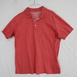 Brooks Brothers Polo Shirt Mens Large Golf Casual Supima Cotton Red Short Sleeve